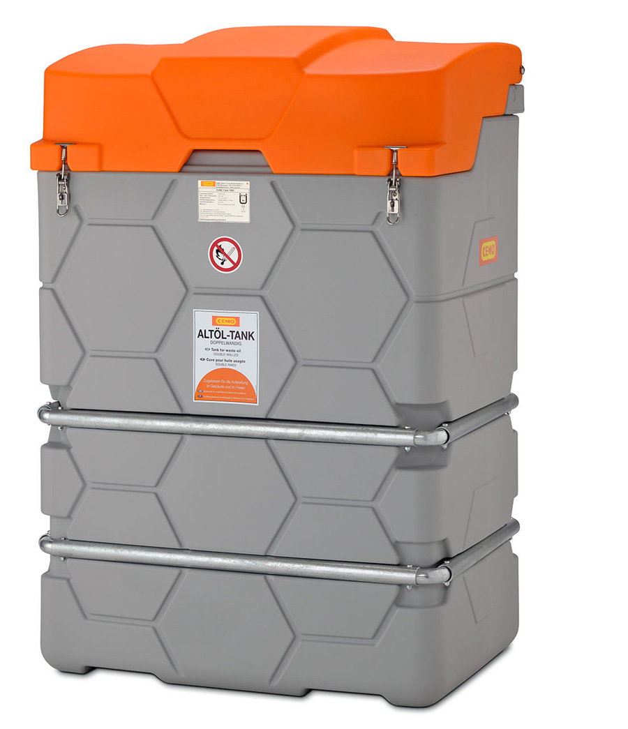 CUBE-Altoeltank_1500l-Outdoor_zu-seitlich_10481 CUBE Altöltank 1500 Liter mit Klappdeckel geschlossen