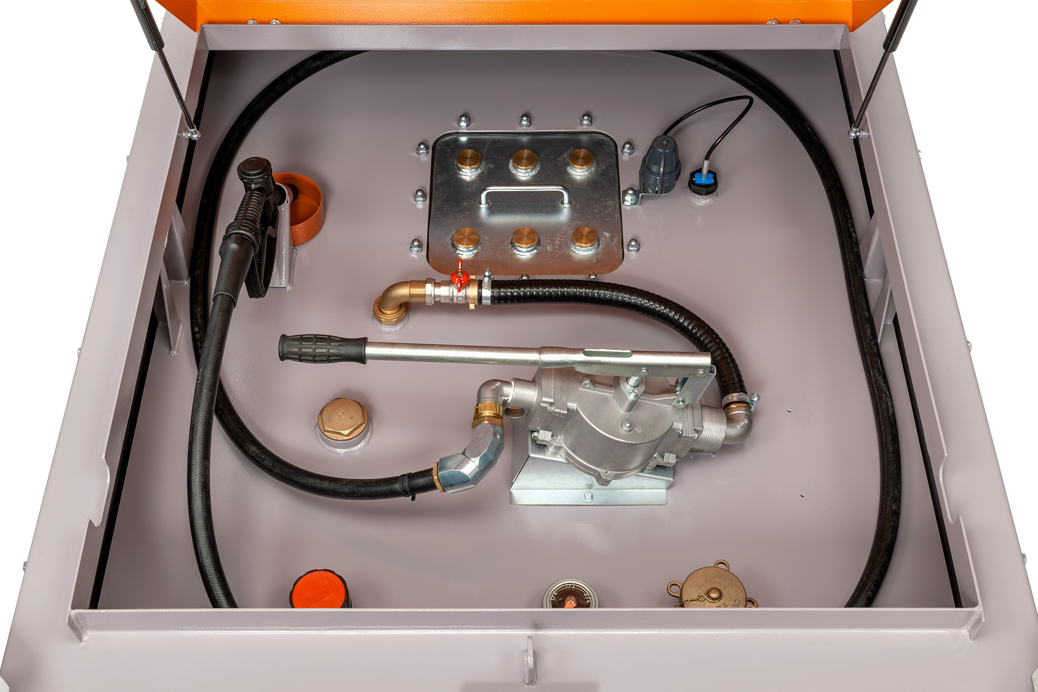 11372_DT_Mobil_Pro_ST_Innenansicht_2021-03 DT-Mobil PRO ST 980 Basic mit Handpumpe, Befüllschlauch und Zapfventil