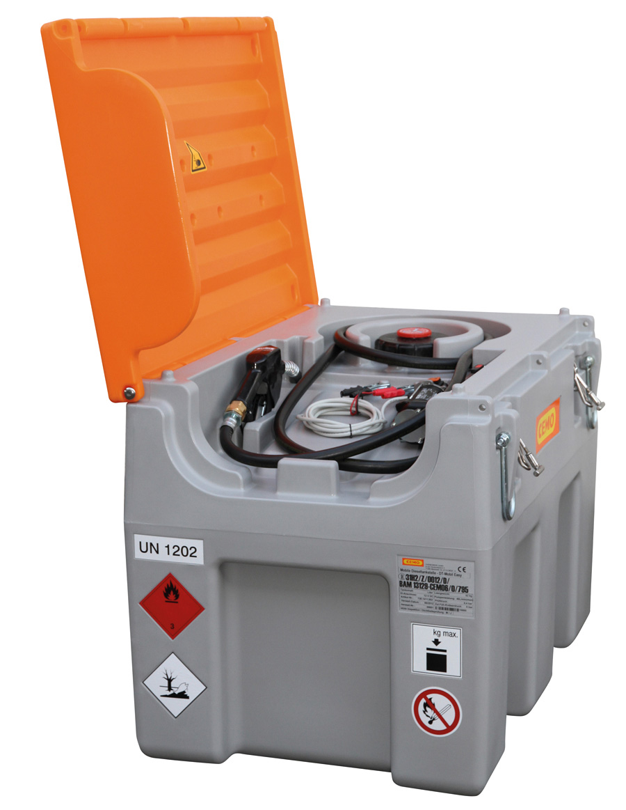 Beispiel DT-Mobil Easy 460 l mit Elektropumpe und Automatik-Zapfpistole