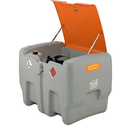 Premium DT-Mobil Easy 440 Liter mit 12-V-Pumpe | Schlauchaufroller + Klappdeckel Premium DT-Mobil Easy 440 Liter mit 12-V-Pumpe | Schlauchaufroller + Klappdeckel