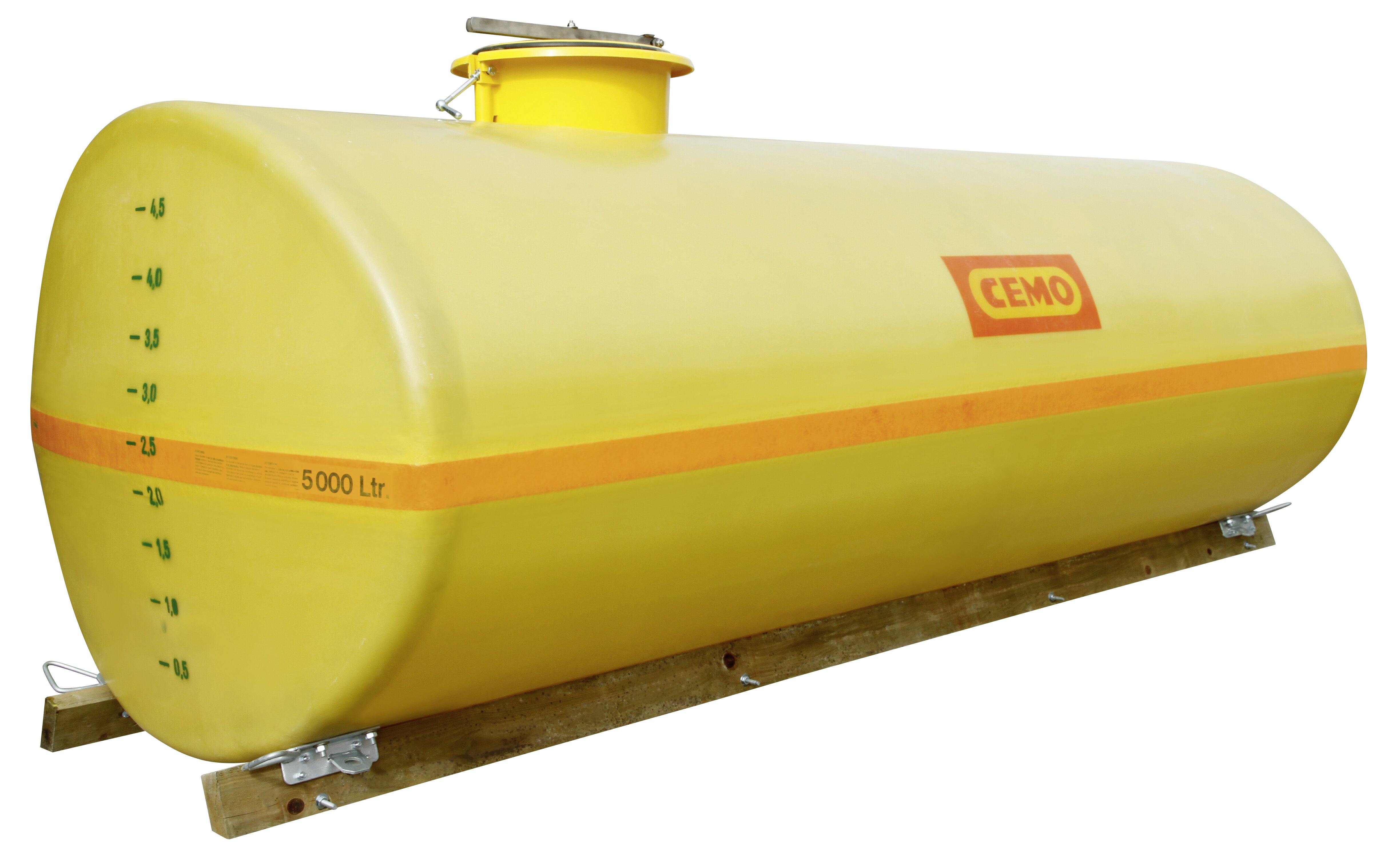 Lagertank, Kraftstofftank, 5000 Liter, Gelb, Füllstandsanzeige