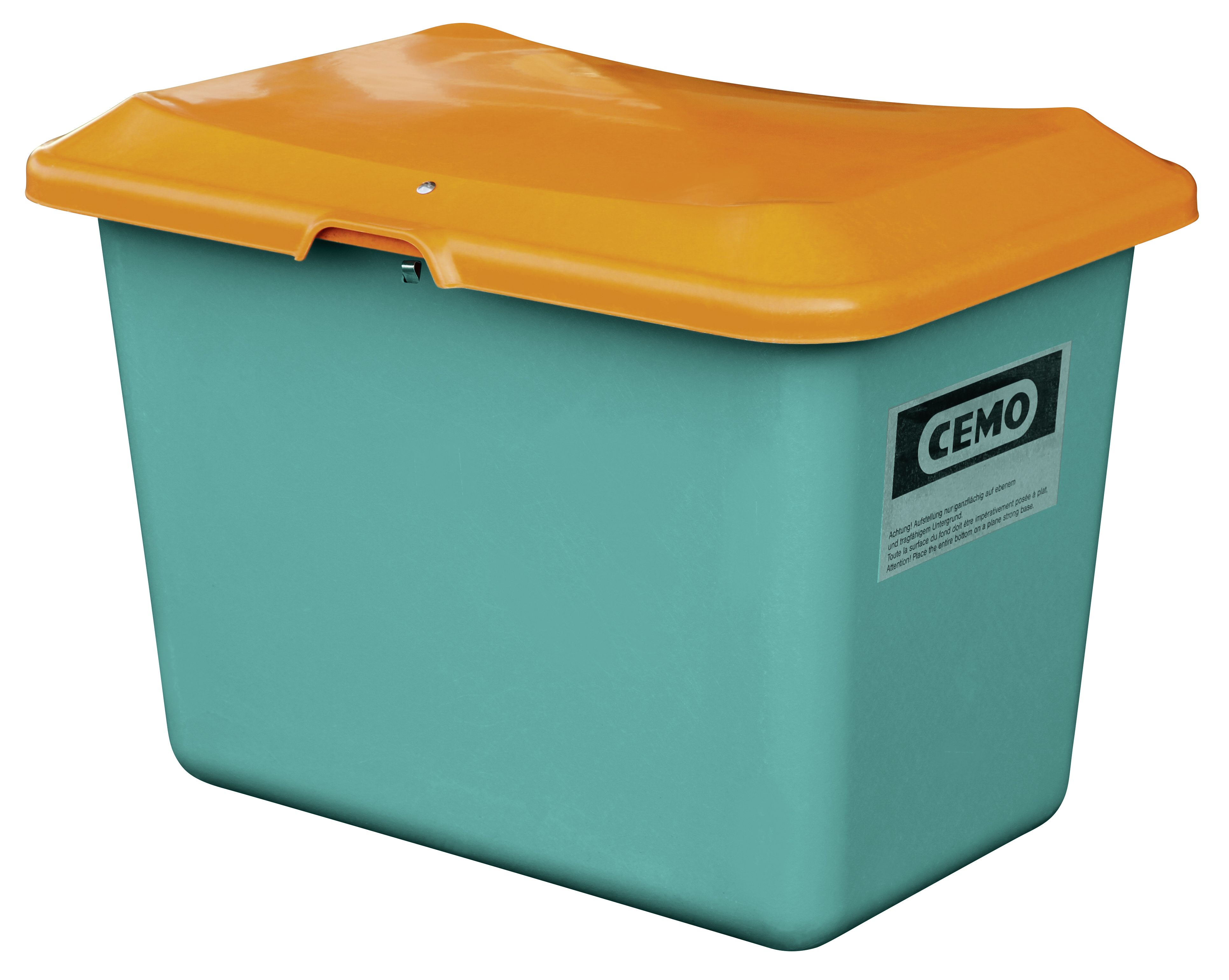 GFK-Streugutbehälter Plus3 100 Liter Farbe grün