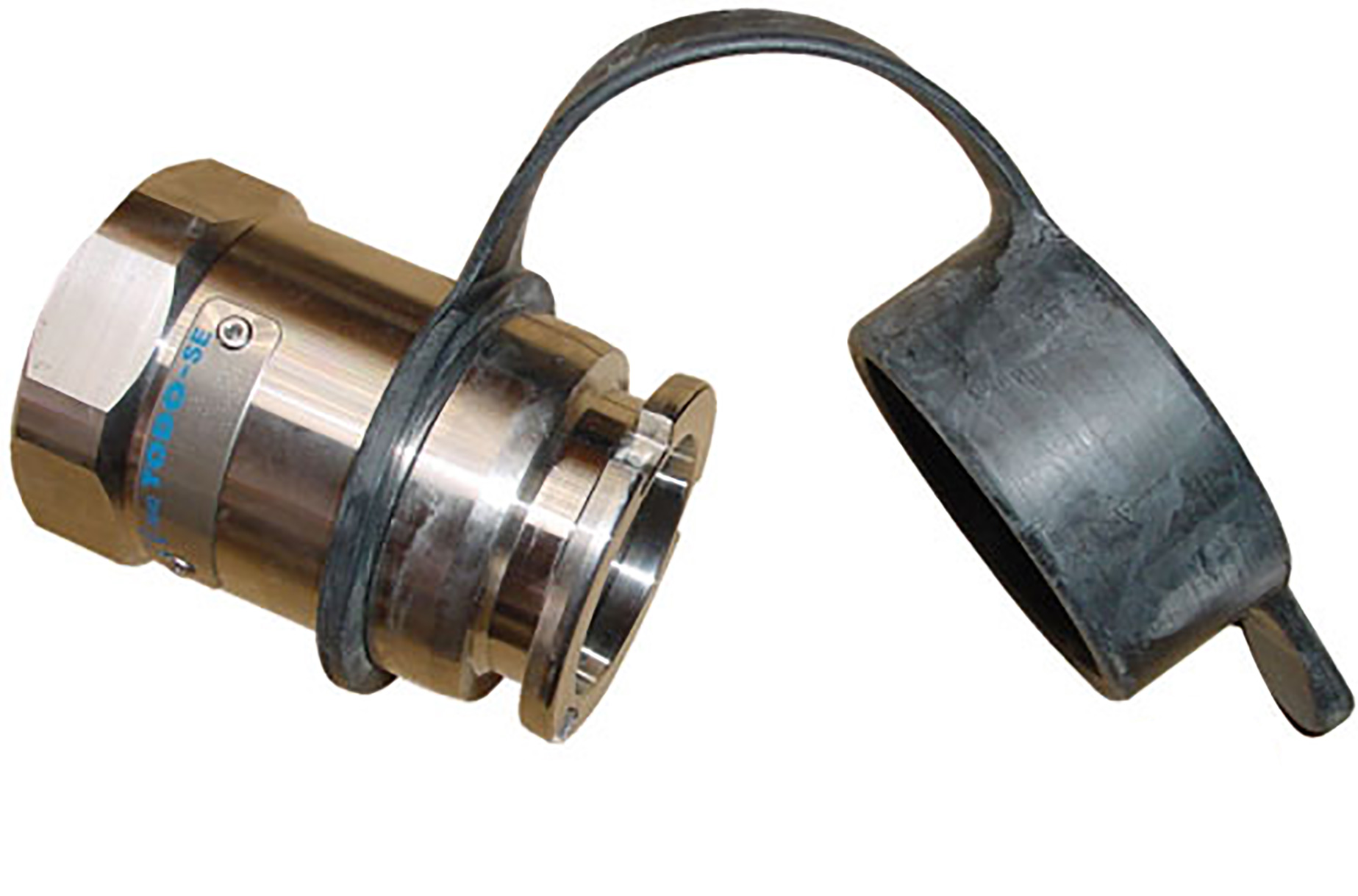 734296e61eb796b0be7a548a06e5694a Trockenkupplung aus Edelstahl mit Schutzkappe, für Tankanlagen