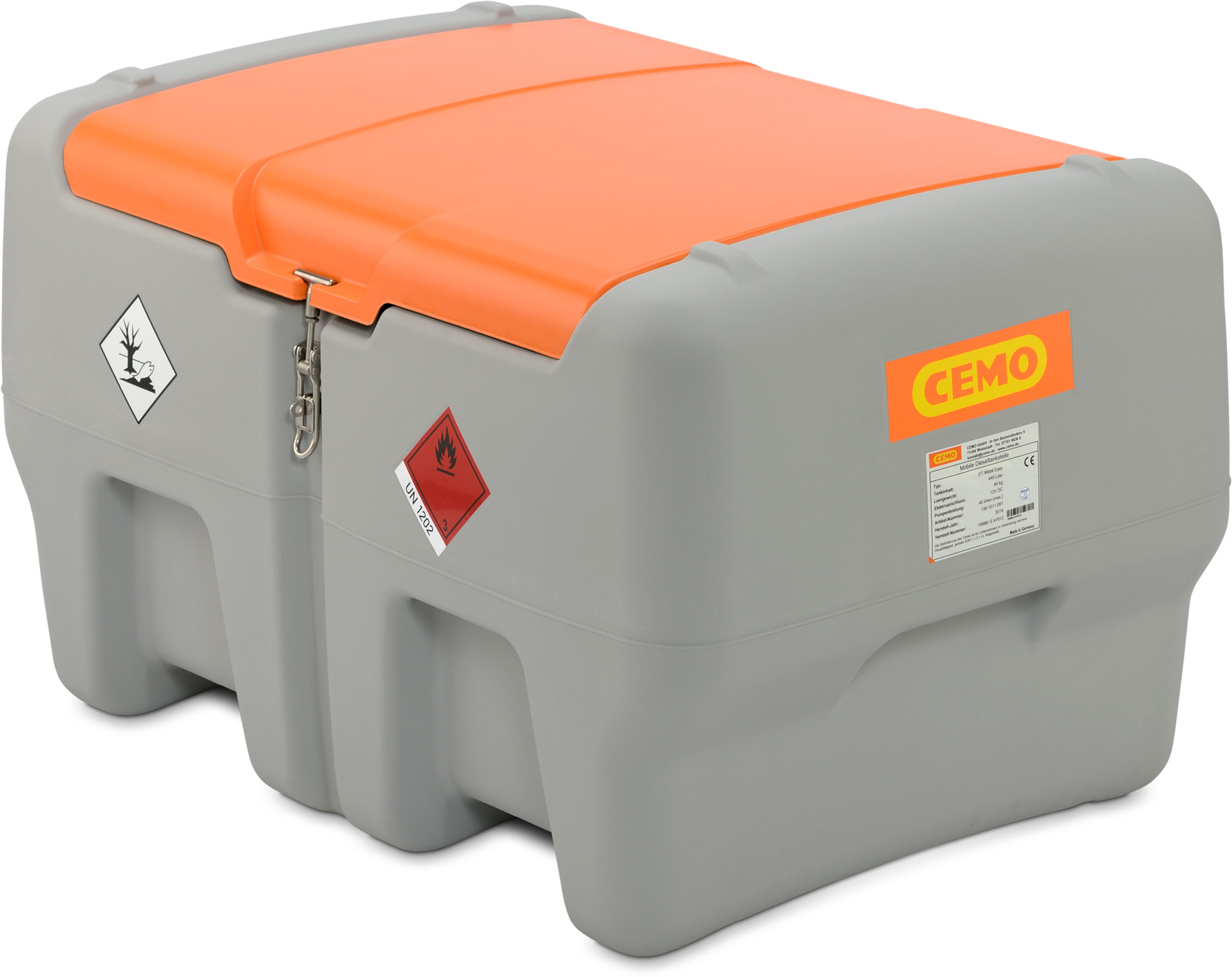 10988_02_DT-Mobil-Easy-440-L-Elektropumpe-12V-mit-Klappdeckel Premium DT-Mobil Easy 440 Liter mit 12-V-Pumpe | Schlauchaufroller und Klappdeckel - geschlossen