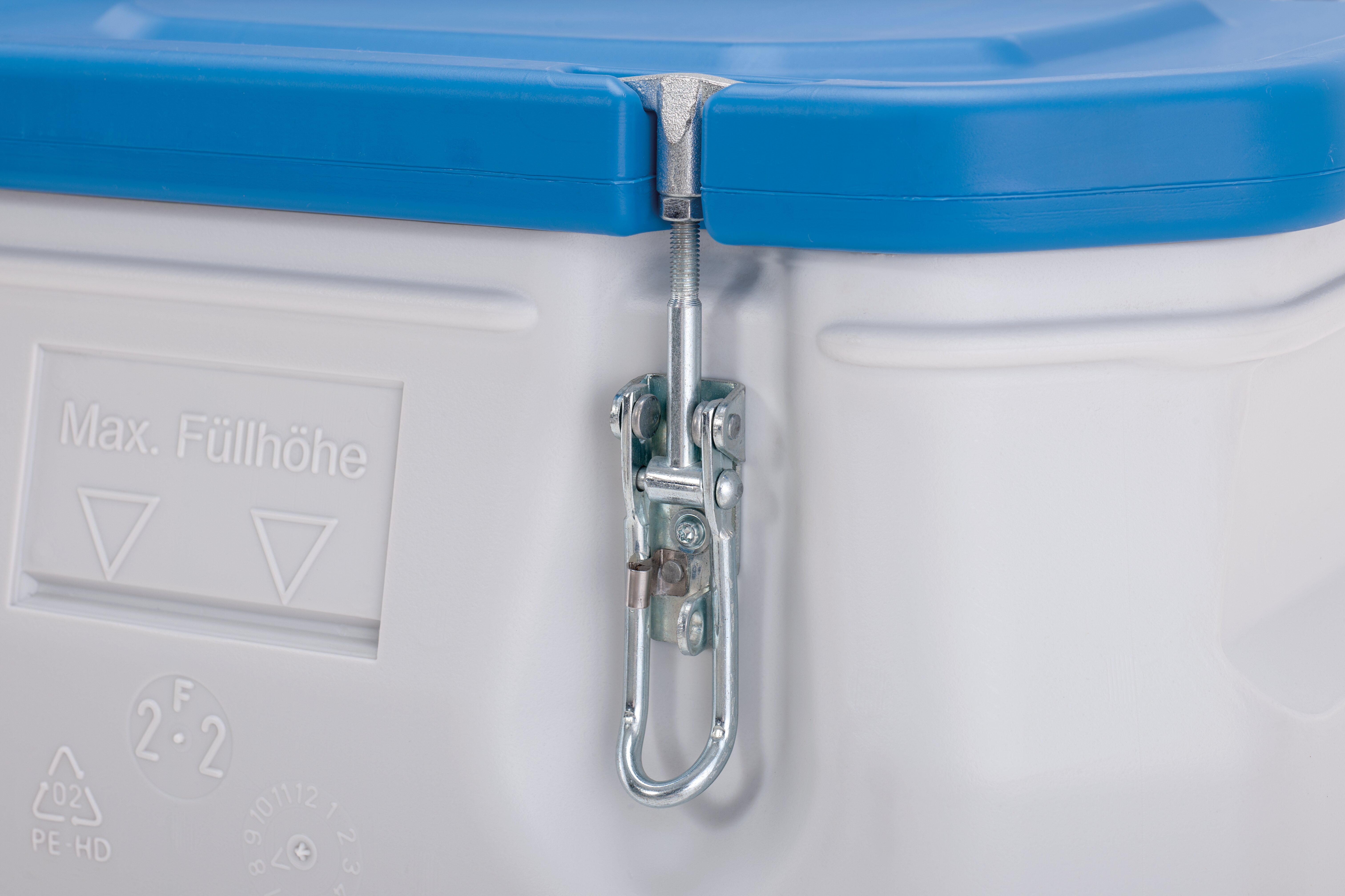 Kühlbox, Kunststoff, Blau, Verschluss, Tragegriff