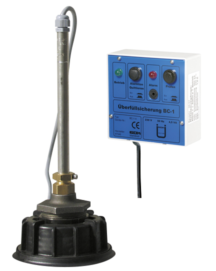 Ueberfuellsicherung_freigestellt_7330 Überfüllsicherung komplett 230 Volt, Maschine