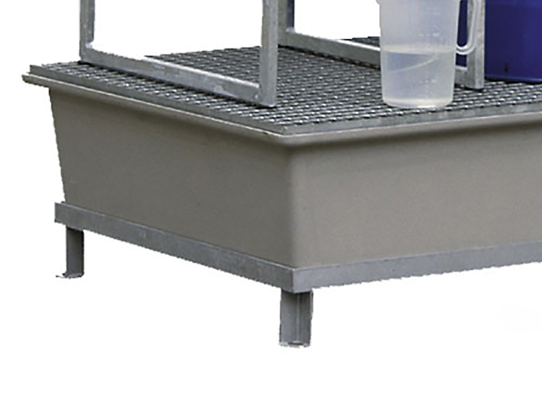 095492467387095a75d0722e617ec628 Stahlfußgestell verzinkt für Auffangwanne, Pokal, Mobiliar, Tabelle