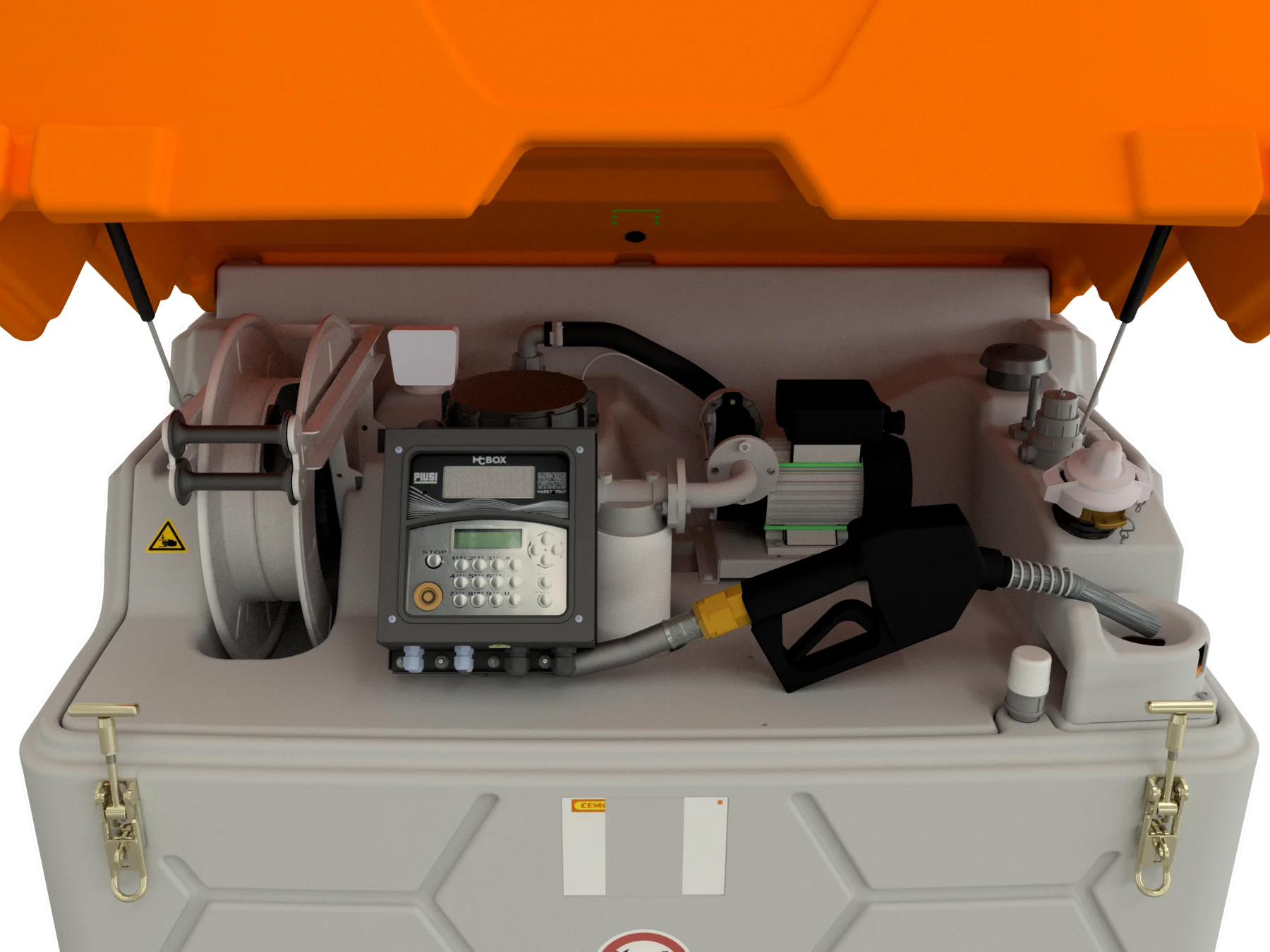 Dieselgenerator, Benzinmotor, Generatorengehäuse, Kraftstoffdüse, Bedienfeld