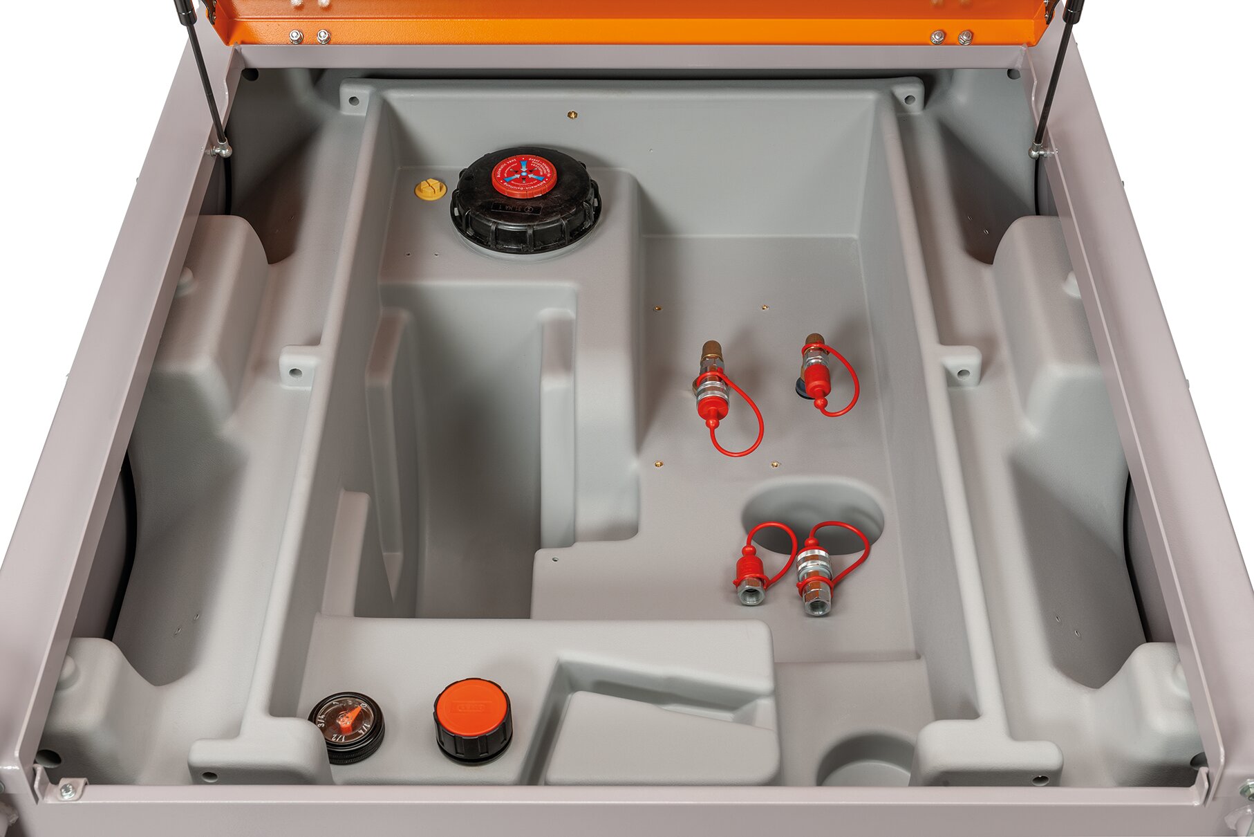 11377_01 PRO mobil hybrid8 980 Liter Generatortank mit 2 Anschlüssen und Schellkupplungen