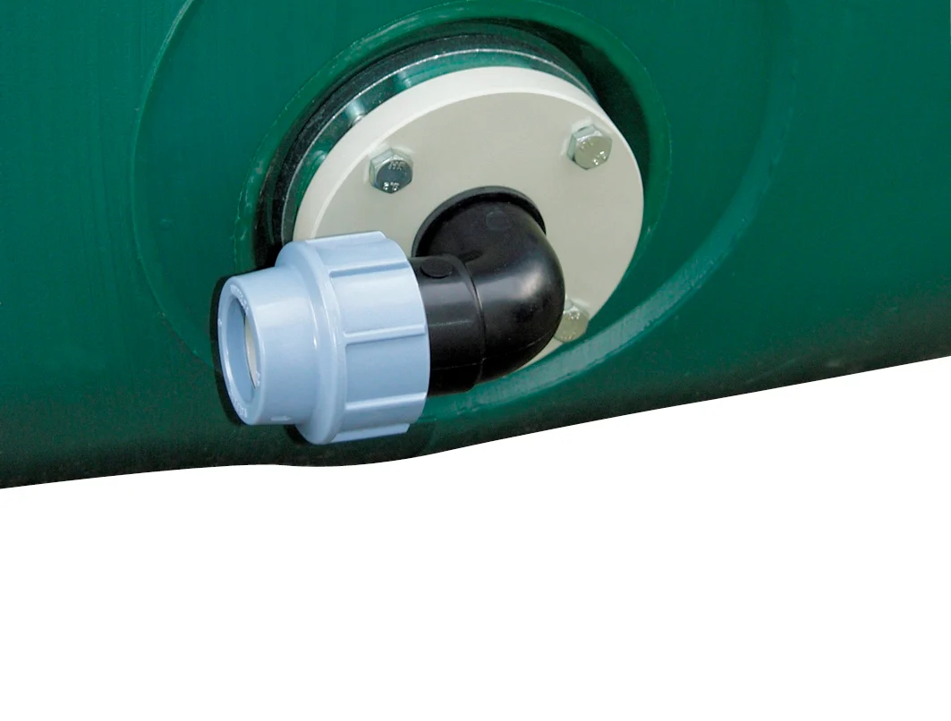 Uni-Flanschanschluss Winkel 1" für Regenwasserspeicher Uni-Flanschanschluss Winkel 1" für Regenwasserspeicher