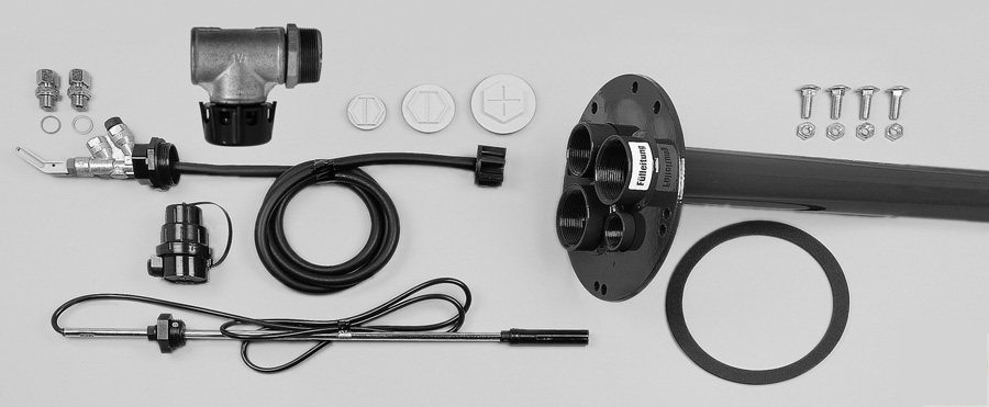 C-CX-CKT-Paket-mit-Grenzwertgeber_03-2012 Zubehör CKT-Paket Armatur für Einzeltank-Heizölanlage mit 1500 Liter KT-Tank, Adapter, Elektronik, Maschine, Sprach