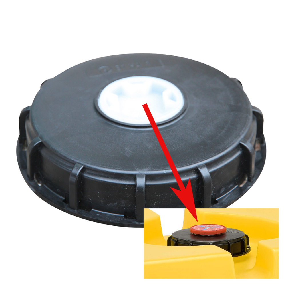 Schraubdeckel_Zubehoer_10447-Ventil-Kappe Schraubdeckel als Ersatz passend für PE-Fässer kastenförmig