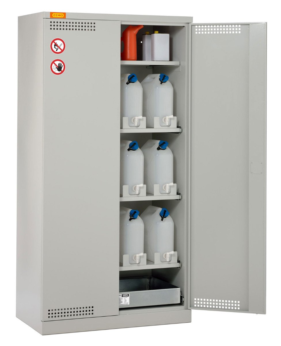 Umweltschrank Kanister 10-20 mit 2-flügliger Türe Umweltschrank Kanister 10-20 mit 2-flügliger Türe