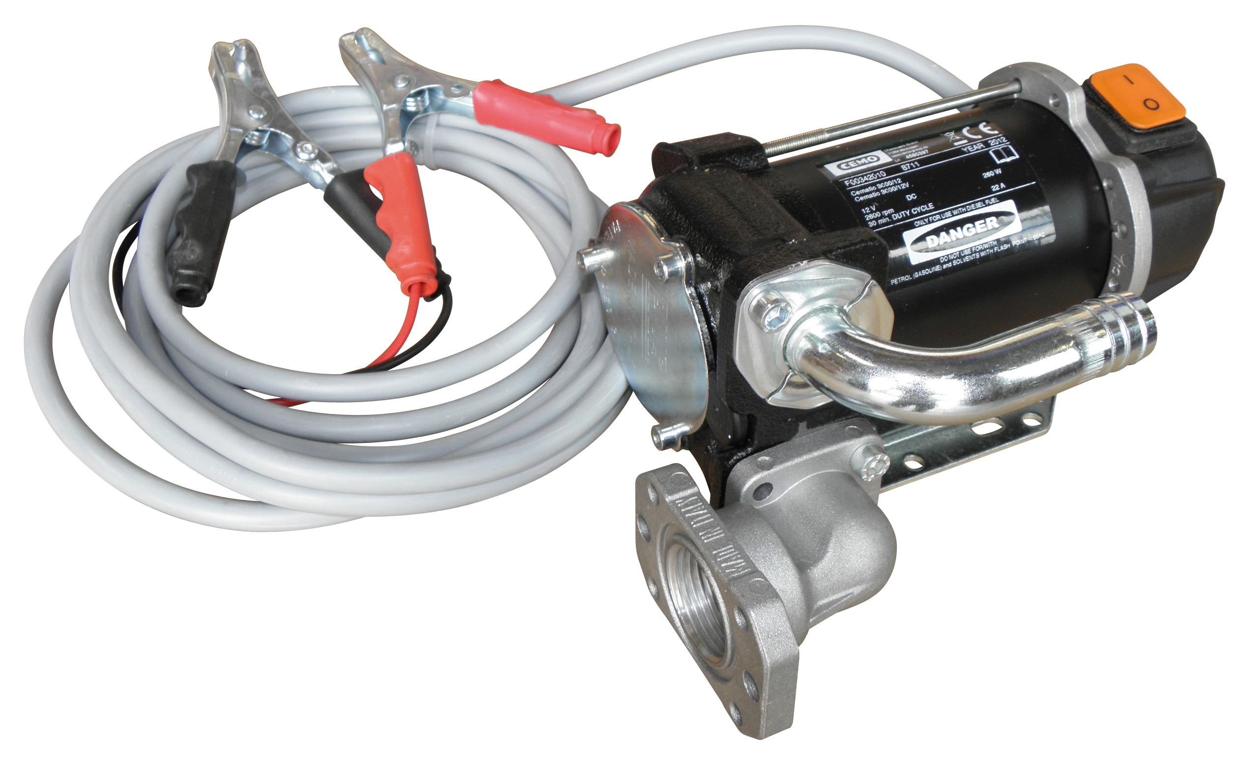 66823403dfe6901778ac875840ba6b77 Flügelzellenpumpe für Diesel mit 24 Volt – 45 l/min