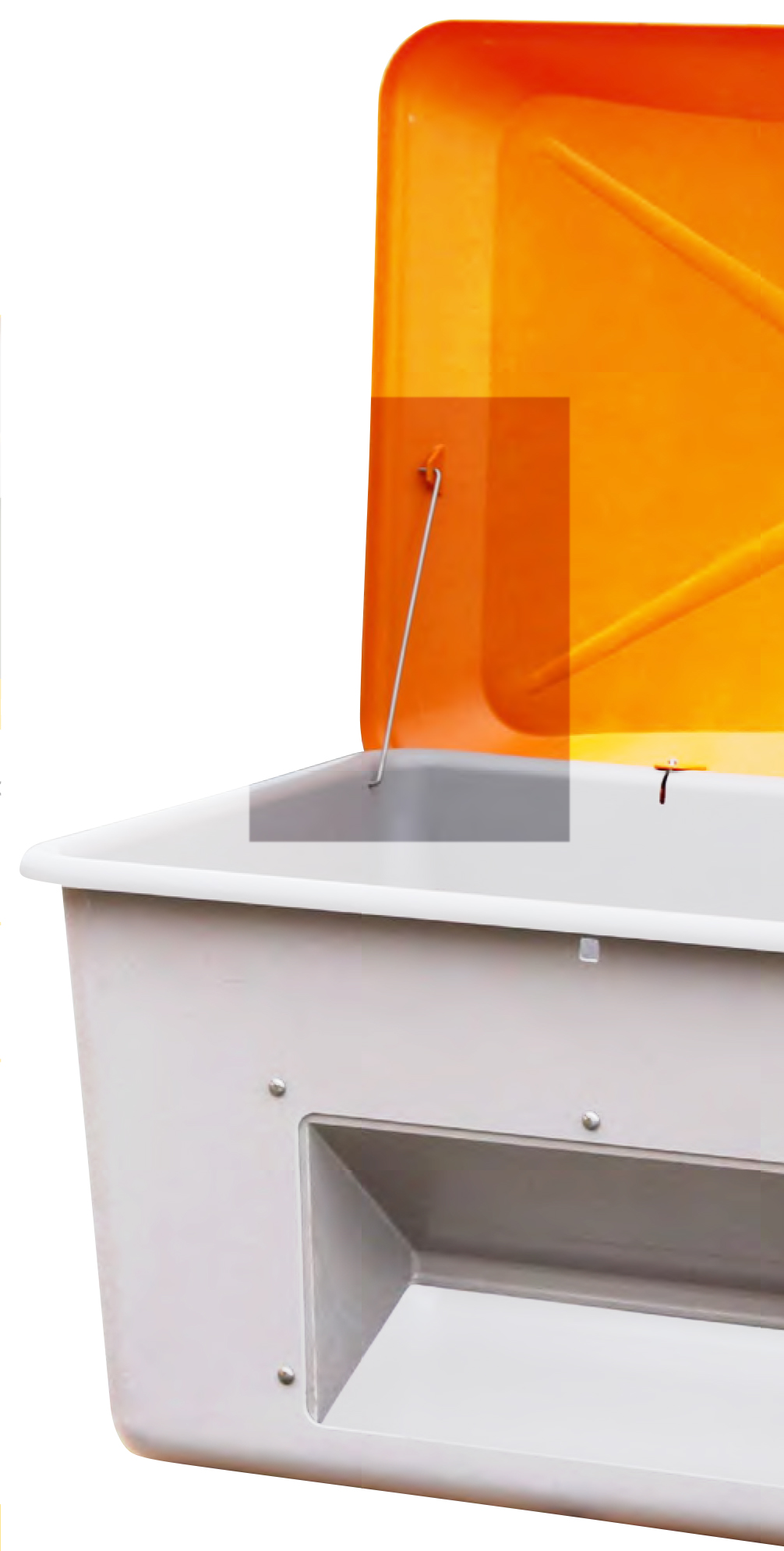 stuetzstab-streugutbox-beispiel Stützstab für Deckel an Cemo Streugutbox mit 400 Liter Plus3