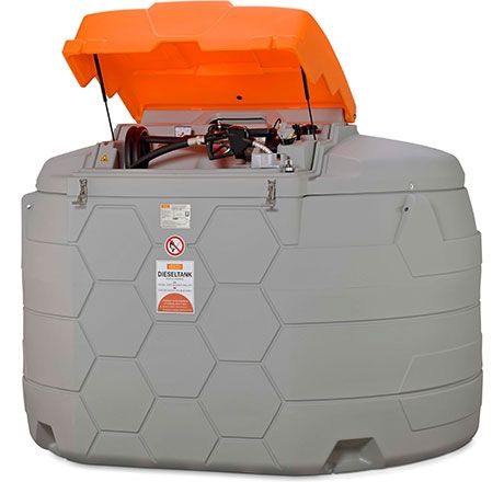 Cube-Dieseltankanlage Komplettstation mit 5000 Liter CUBE-Tank Diesel Outdoor Basic 5000 Liter