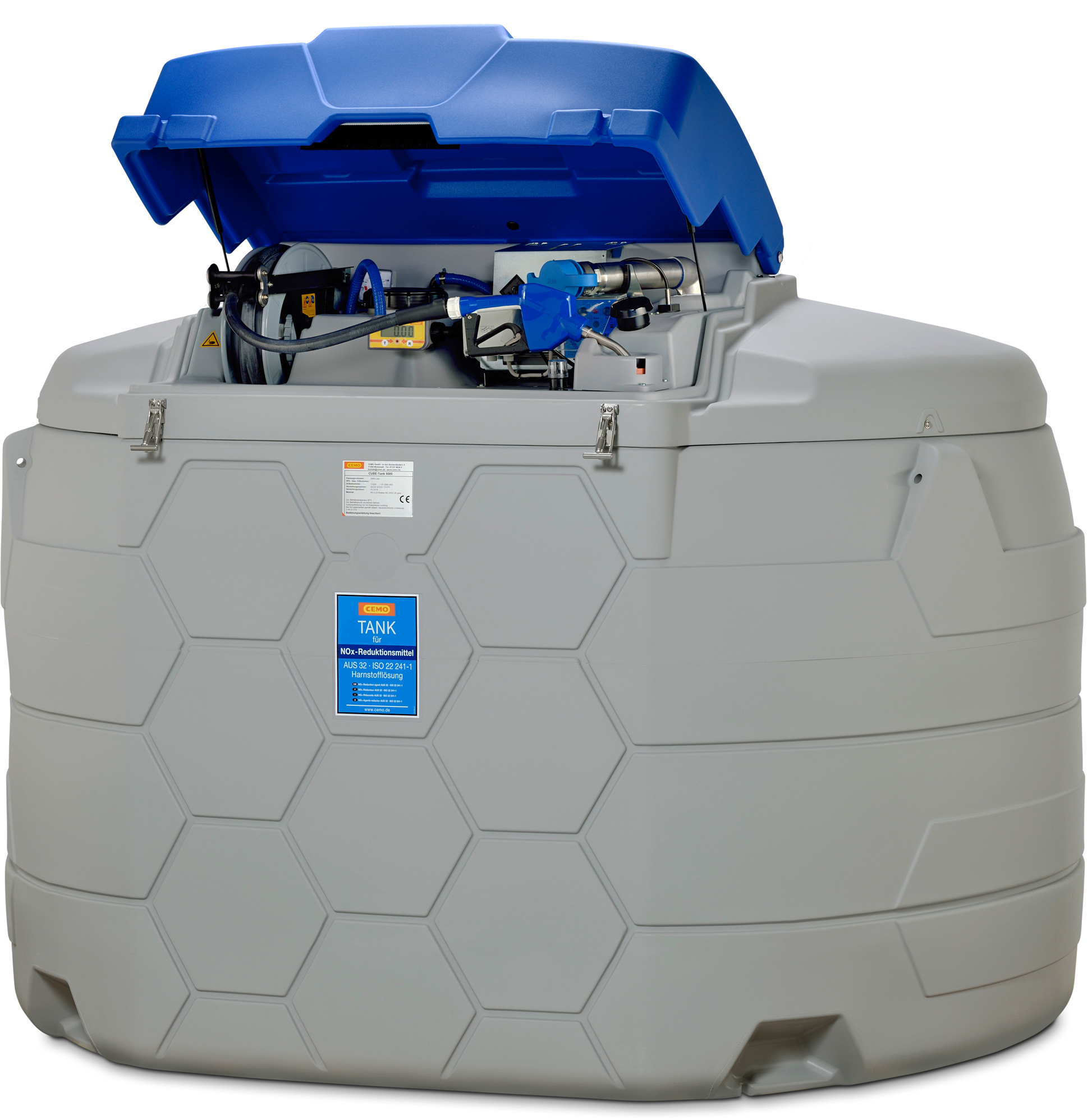 Abb. ähnlich: AdBlue CUBE-Tank 5000 Liter Outdoor Premium Plus SIM mit Tankdatenverwaltungssystem CMO20