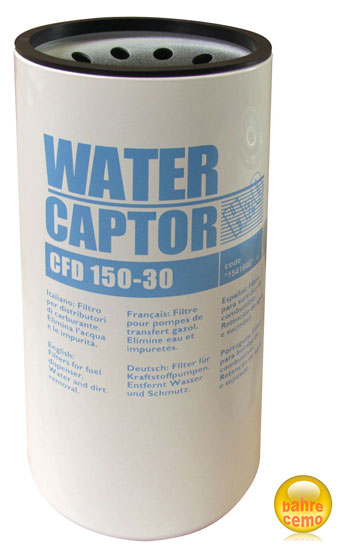 Filter mit Wasserabscheider max. 150 l/min.