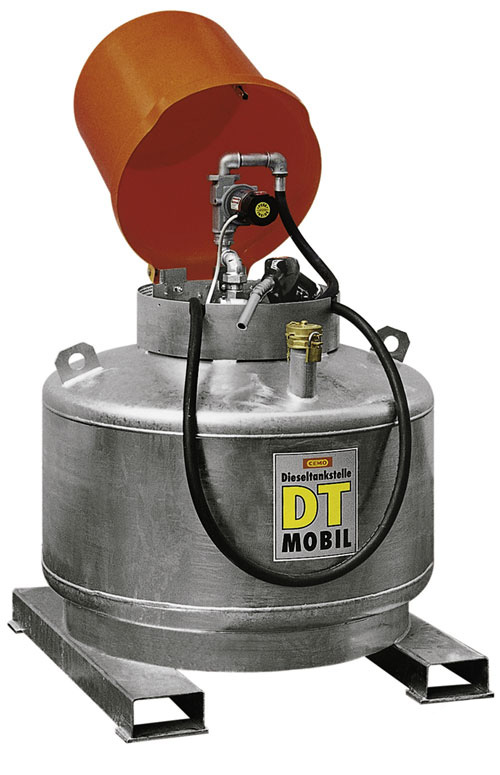 DT-MOBIL einwandig, 400 Liter, mit Pumpenhaube und Pumpe komplett