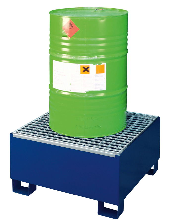 Beispiel Auffangwanne aus Stahl lackiert Typ SW1