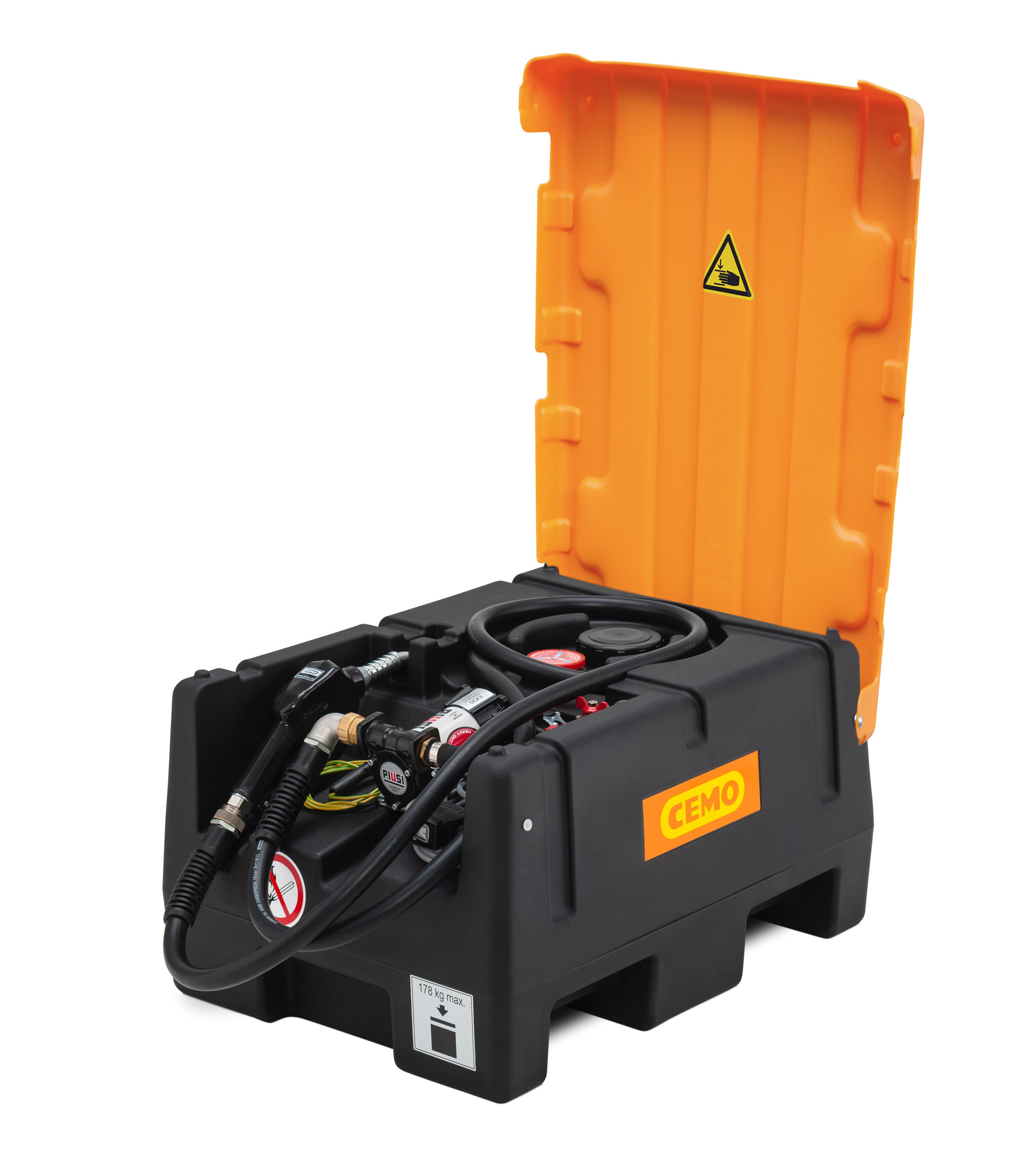 KS Mobil Easy 120 Liter mit 12-Volt-Elektropumpe inklusive Klappdeckel