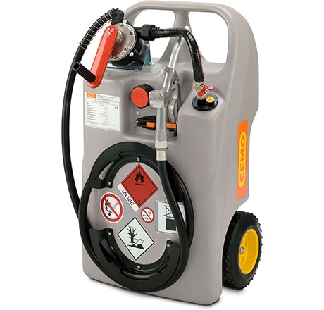 Dieseltrolley 60 Liter mit Kurbelpumpe