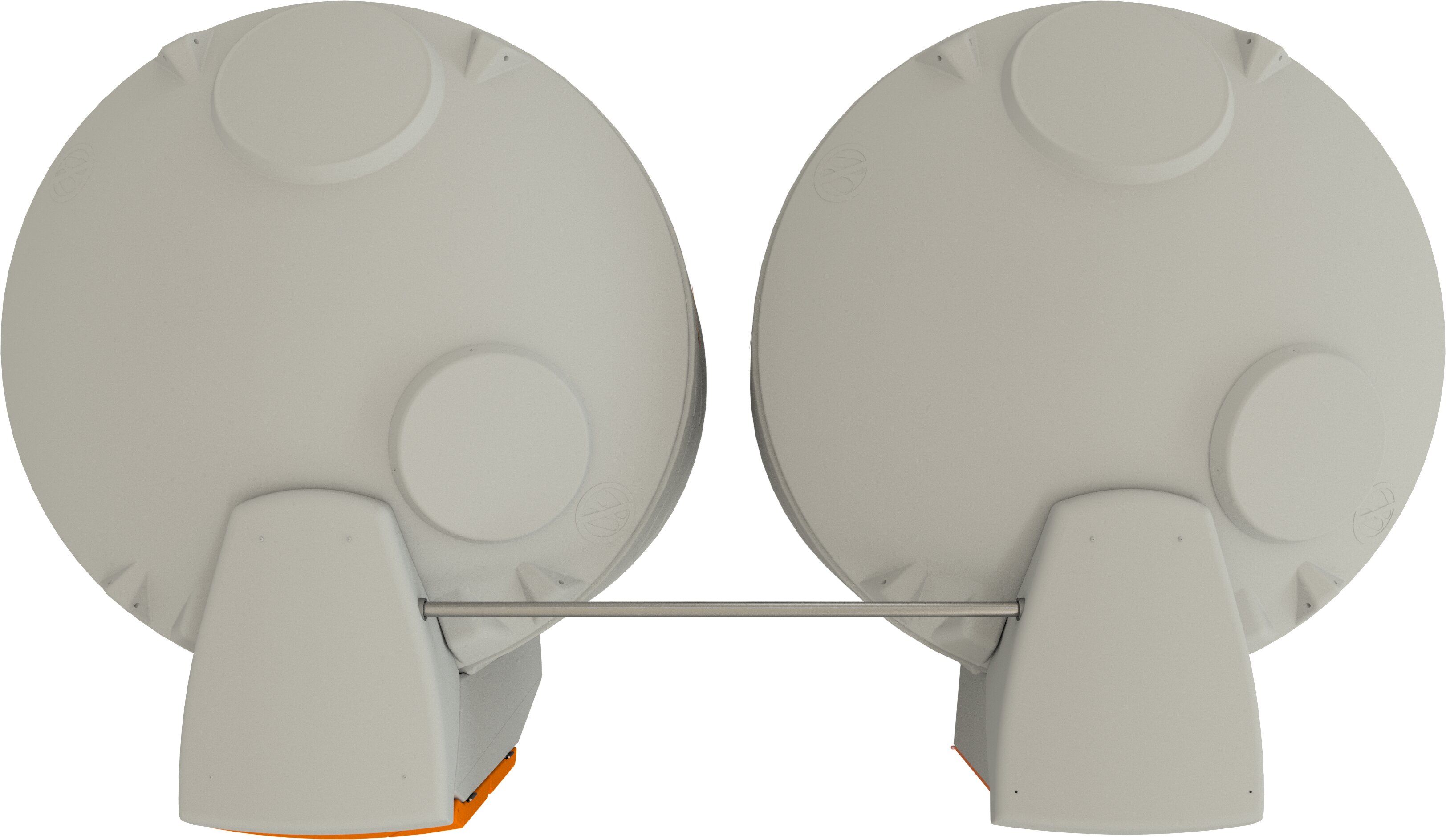 antenne, satellit, Schüssel, Halterung, Struktur
