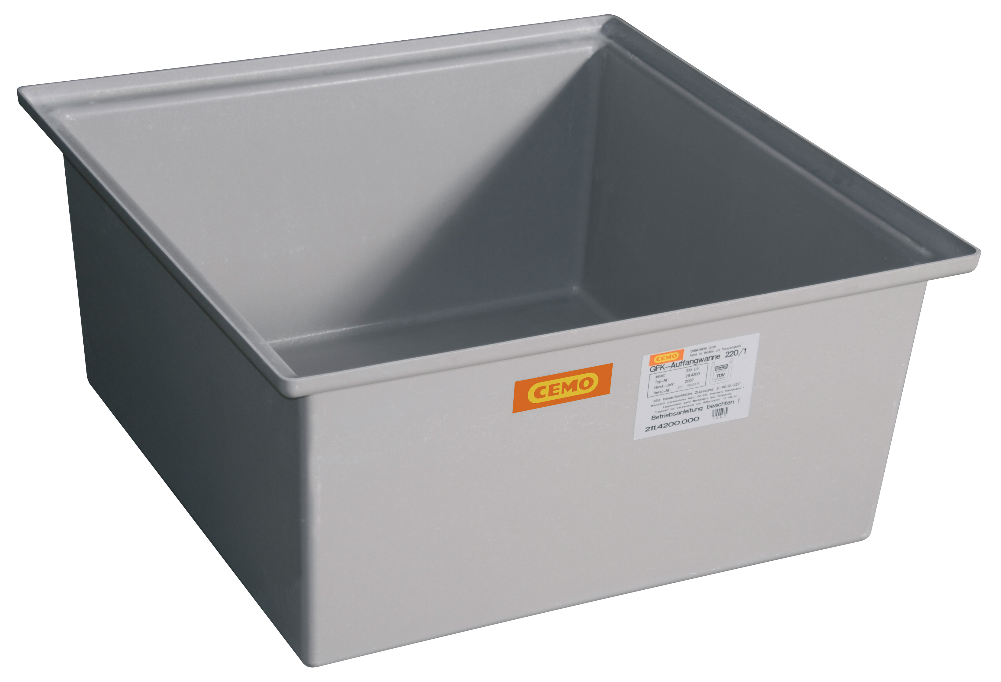 GFK-Auffangwanne_220-1_re GFK-Auffangwanne 220/1 ohne Gitterrost