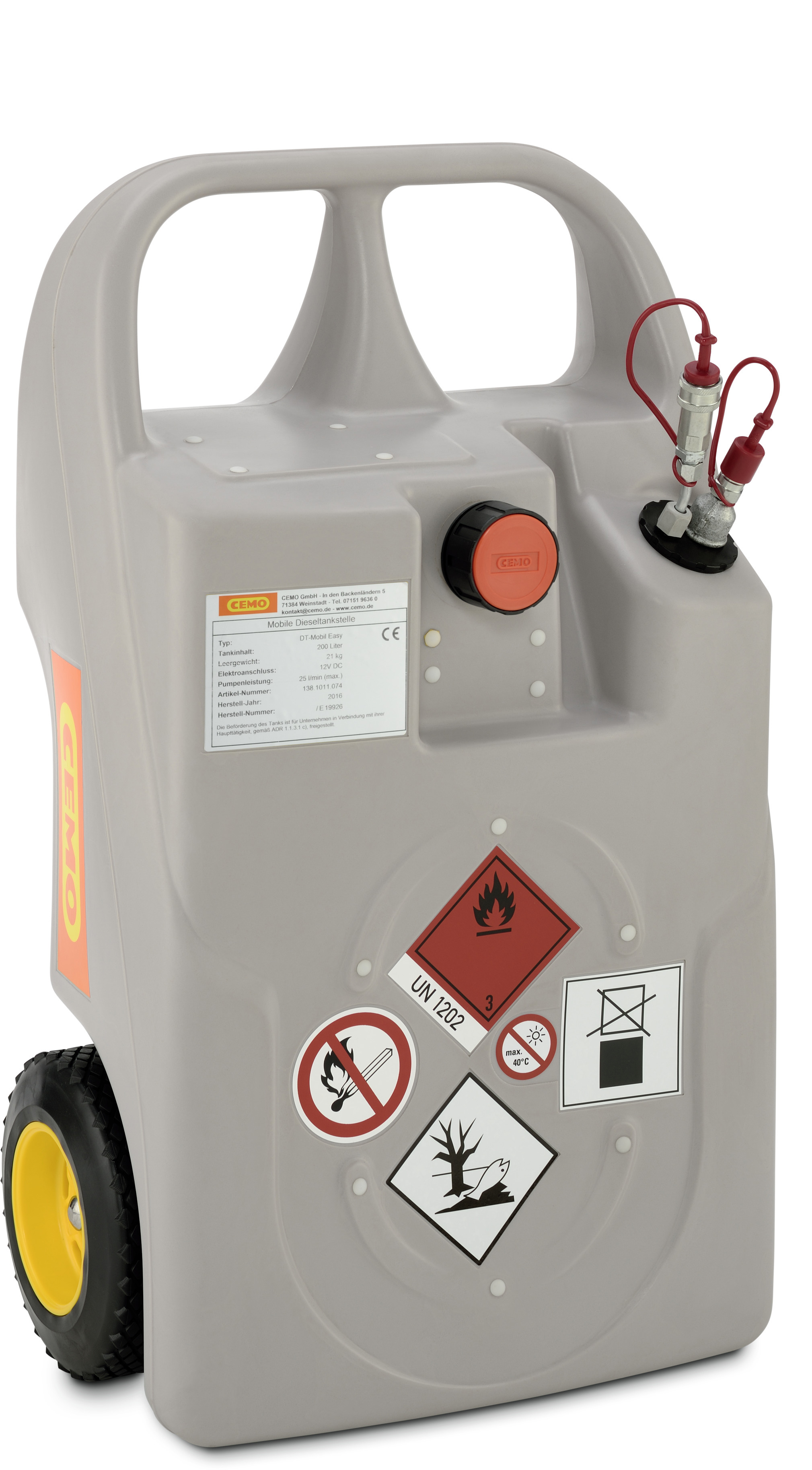 10526_Diesel-Heizoeltrolley-60-Liter Trolley für Heizöl und Diesel mit Schnellkupplung – 60 Liter