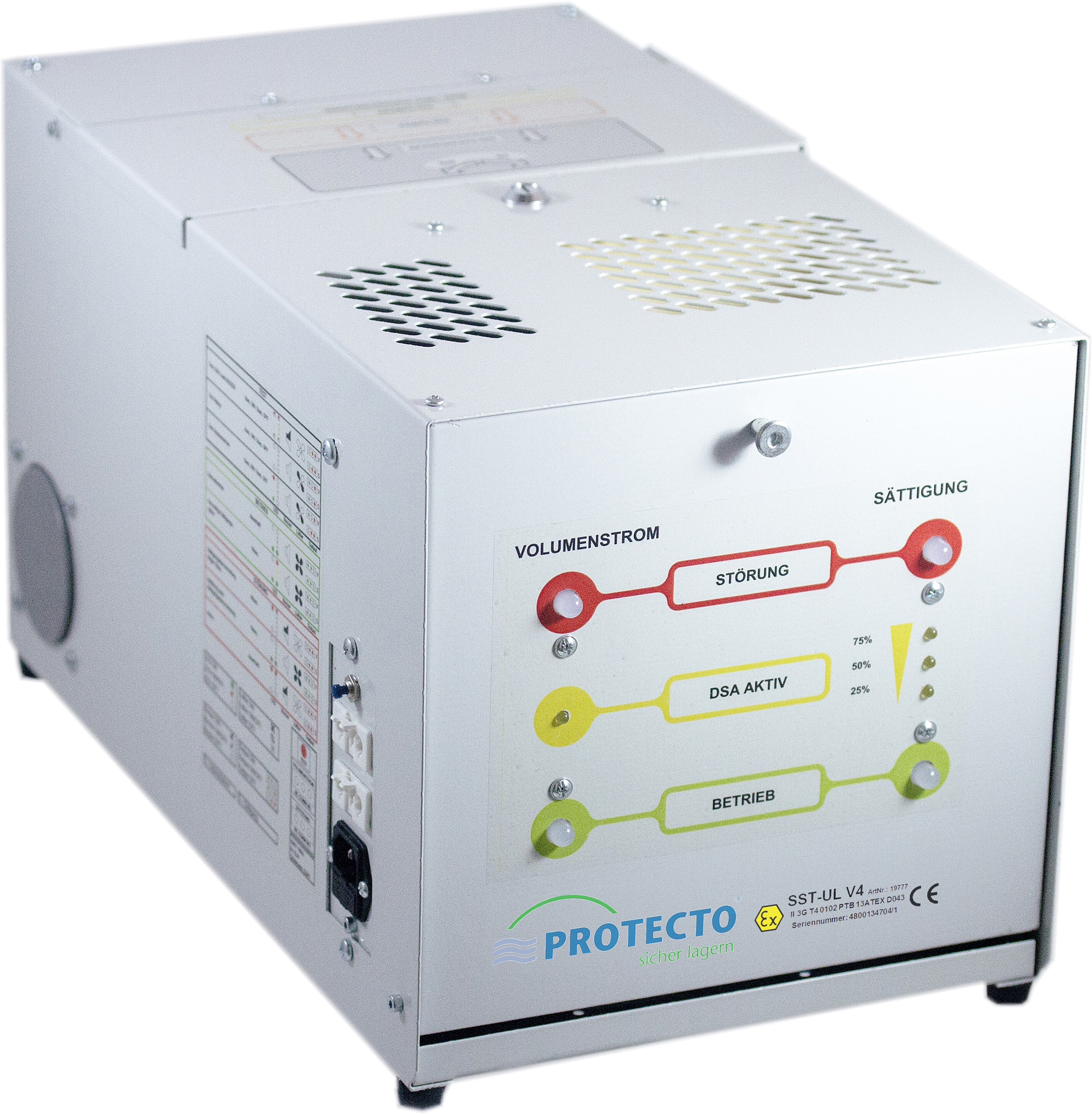 10963_01_Umluftventilator-SST-UL-fuer-Sicherheitschrank-FWF90 Umluftventilator mit Aktivkohlefilter und Luftstromüberwachung für Schränke mit FWF90