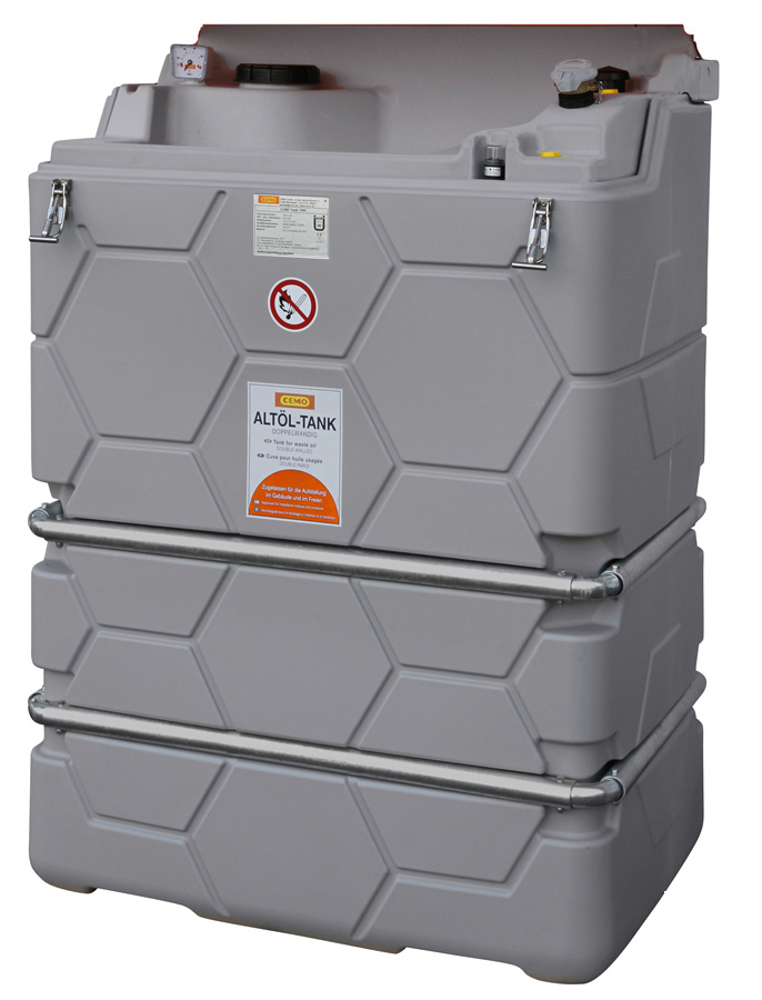 CUBE-Altoel-Tank-ohne-Deckel-1000l Beispiel CUBE Altöltank 1000 Liter ohne Klappdeckel