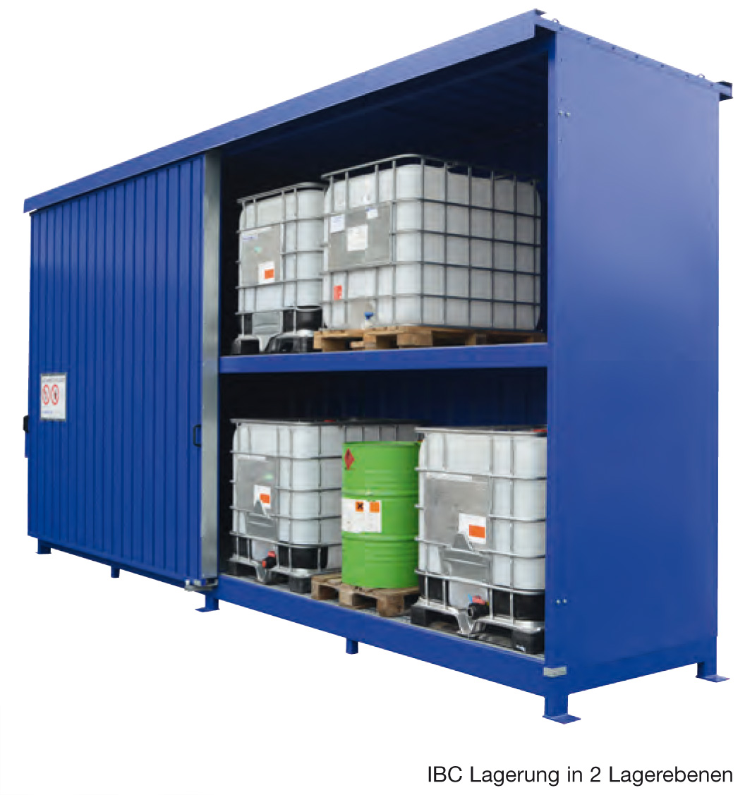 Regalcontainer für IBCs jetzt neu